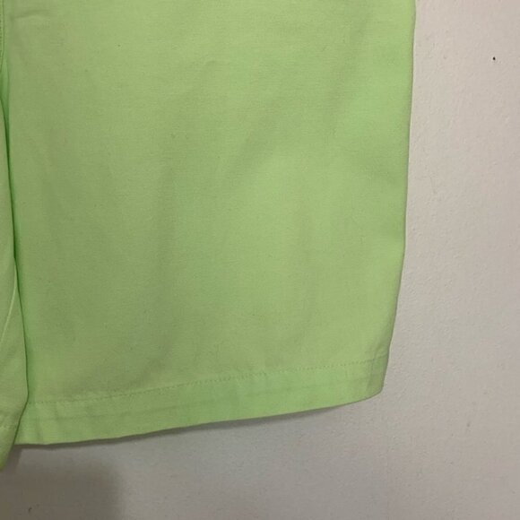 Vintage 80s/90s Northern Reflections Lime Green High-Rise Mom Shorts Sz 14 - Picture 3 of 7